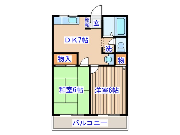 シティハイムドマーニの物件間取画像